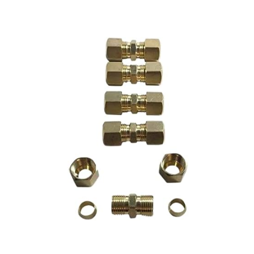Auto Supplies Direct 5/16" OD Compression Fittings/Unions (Pack of 5)