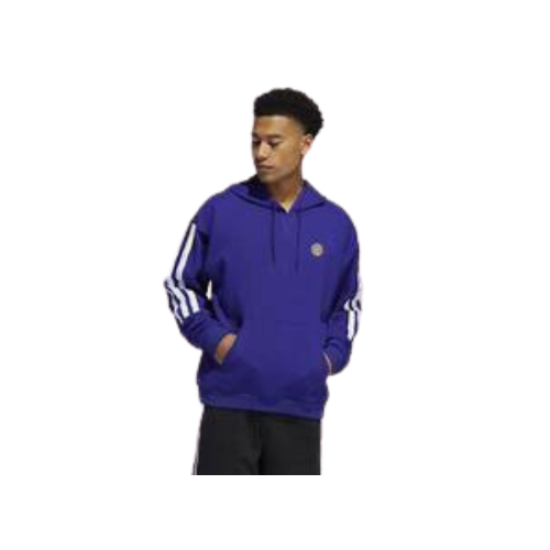 Adidas Donovan Mitchell Men's Purple Pullover Hoodie