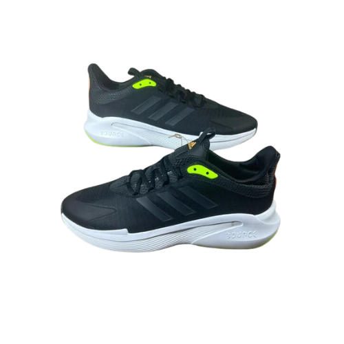 Adidas Alphaedge + ‘Black Lucid Lemon’ Men’s Running Shoes