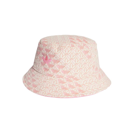 Adidas Pink Quilted Trefoil Bucket Hat