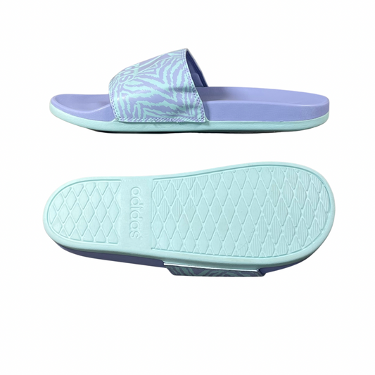 Adidas Adilette Comfort Slide 'Violet Mint Zebra'