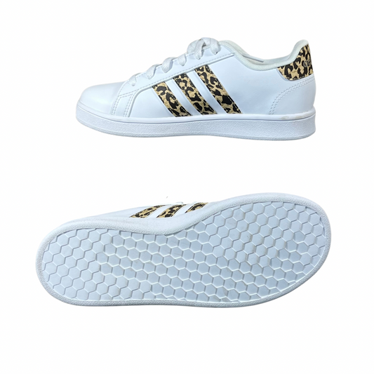Adidas Grand Court K 'White/Leopard'