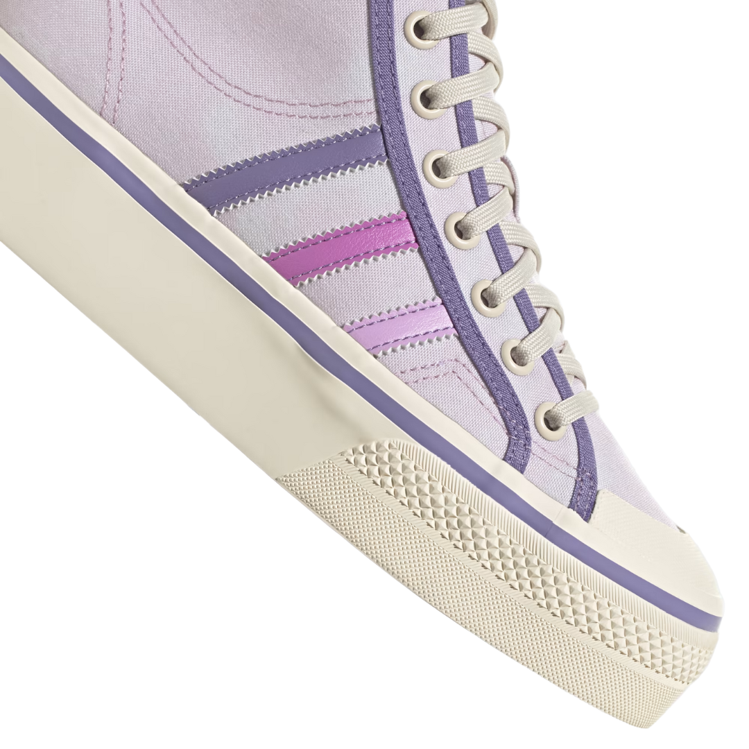 Adidas - Women's Nizza Platform Mid 'Almost Pink Pulse Lilac' - Almost Pink / Pulse Lilac / Wonder White