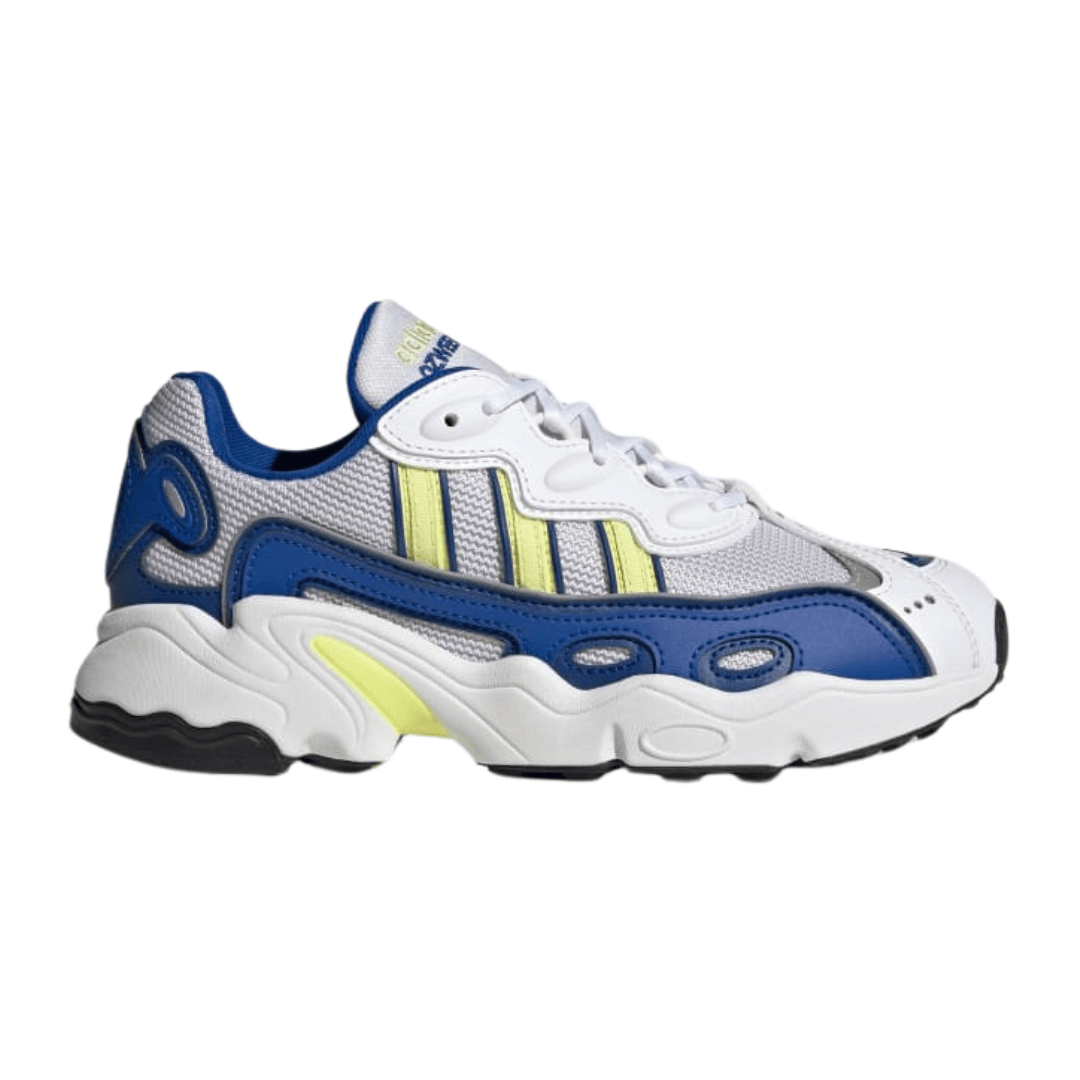 Adidas - Women’s Ozweego OG 'White Royal Pulse Yellow' - Cloud White / Pulse Yellow / Royal Blue