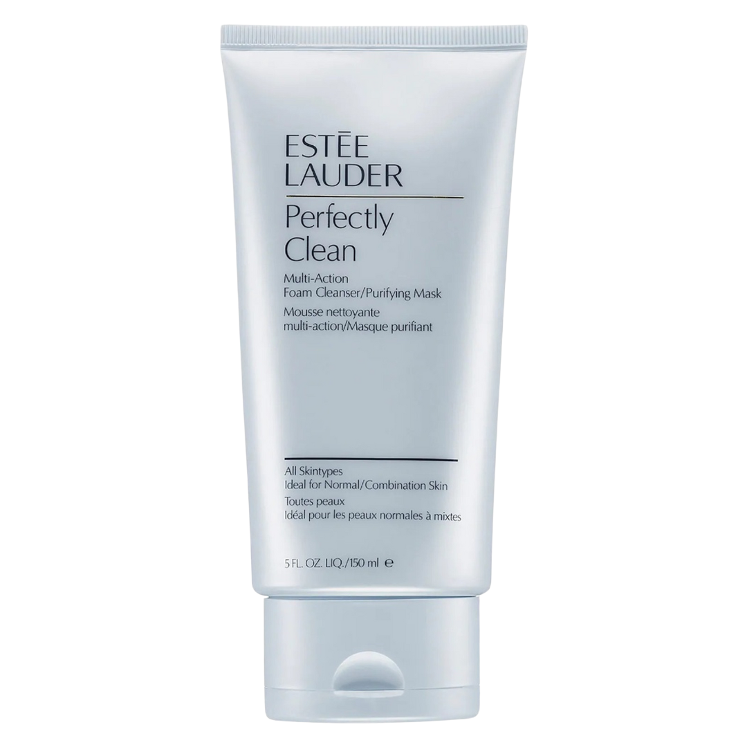 Estee Lauder - Perfectly Clean Multi - Action Foam Cleanser / Purifying Mask - 5 FL Oz / 150 ml