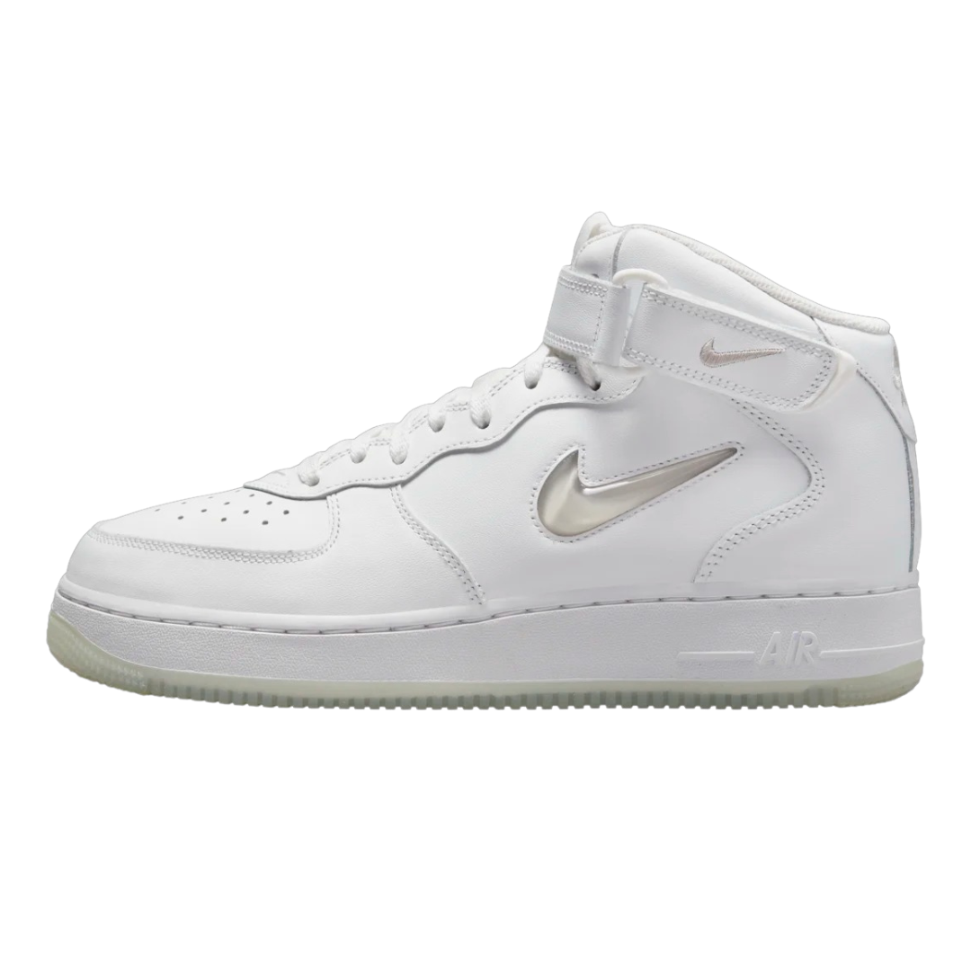 Nike - Men's Air Force 1 Mid 'Color of the Month - Summit White' - Summit White / Light Bone