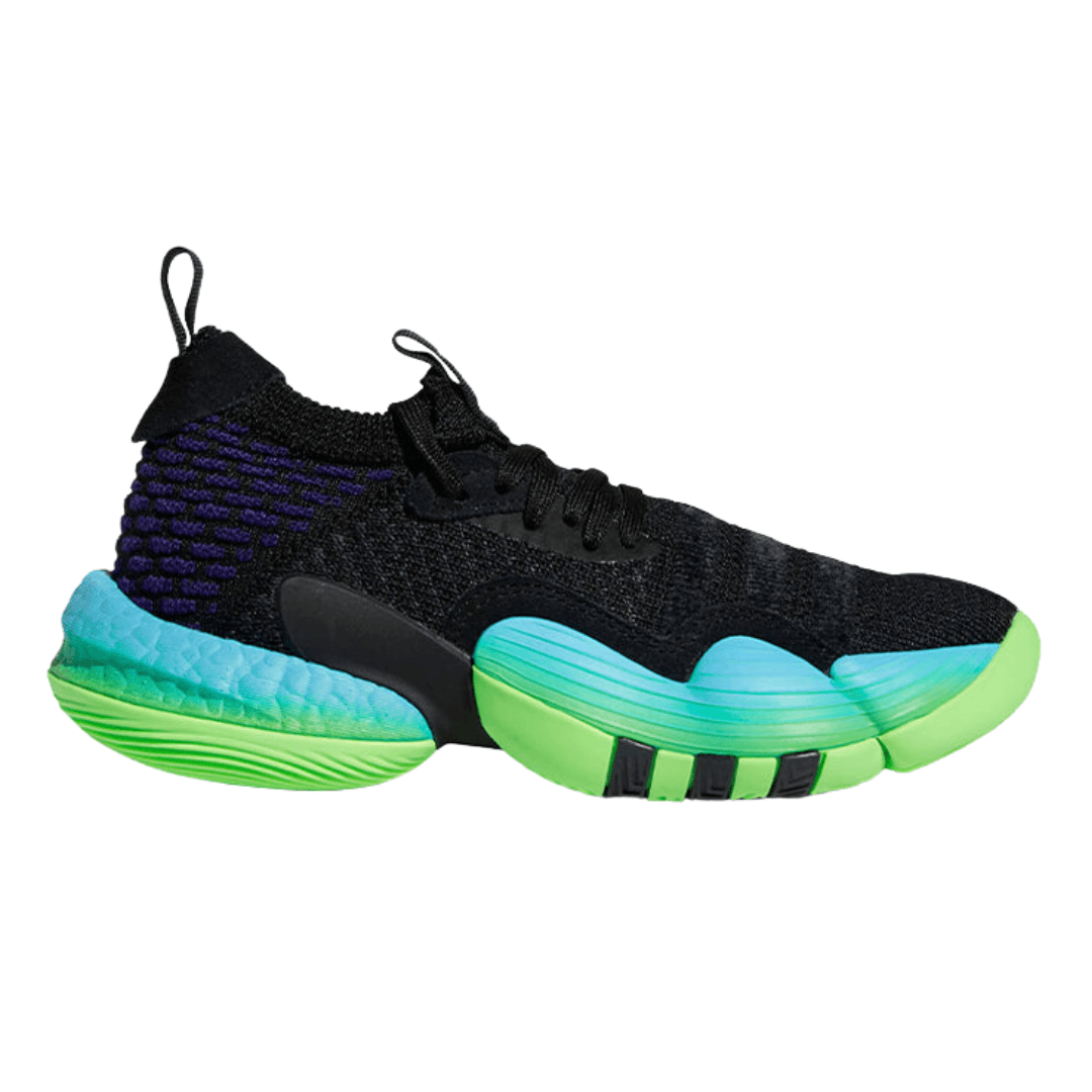 Adidas - Kid's Trae Young 2 'Trae - Tlien' - Core Black/ Core Black/ Team Solar Green