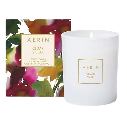 Aerin - Cedar Violet Scented Candle - 7 Oz / 200 G