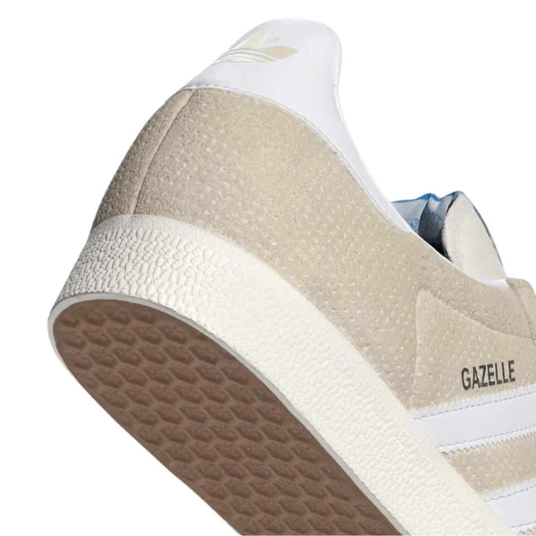 Adidas - Men's Gazelle 'Wonder White' - Wonder White / Cloud White / Core White