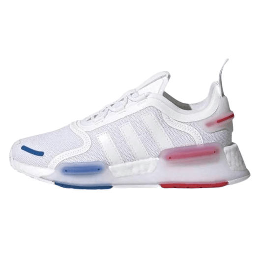 Adidas - Kid's NMD_V3 J 'Cloud White' - Cloud White / Cloud White / Cloud White