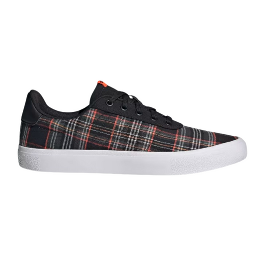 Adidas - Men's Vulc Raid3r 'Black Orange Plaid' - Core Black / Grey Six / Grey Two