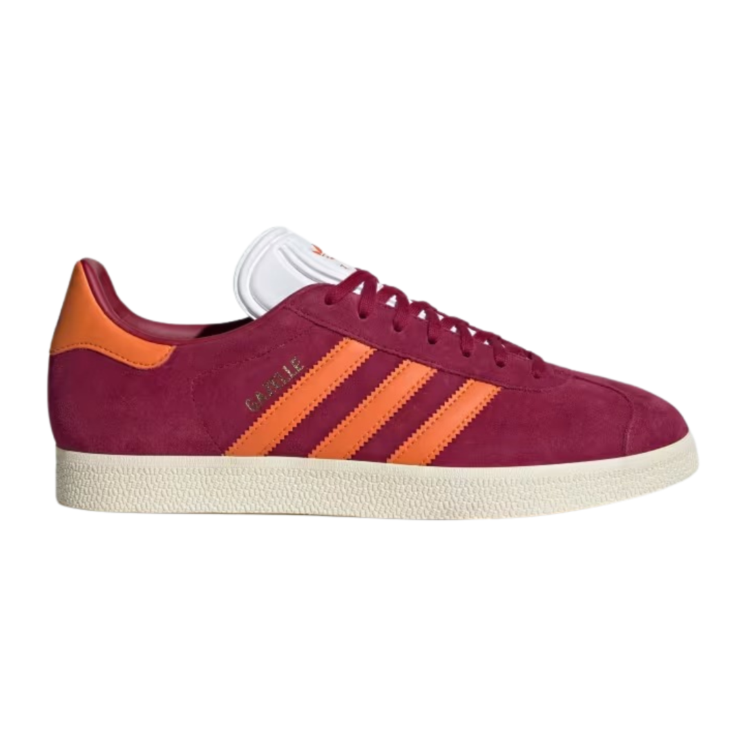 Adidas - Men's AS Roma x Gazelle 'Home Kit' - Legacy Burgundy / Unity Orange / Cream White