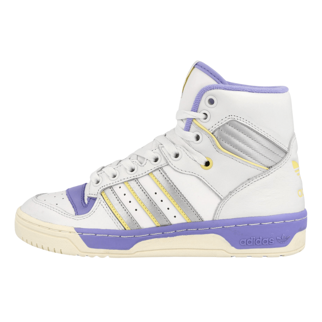 Adidas - Women's Rivalry High 'White Silver Lilac' - Crystal White / Silver Metallic / Cream White