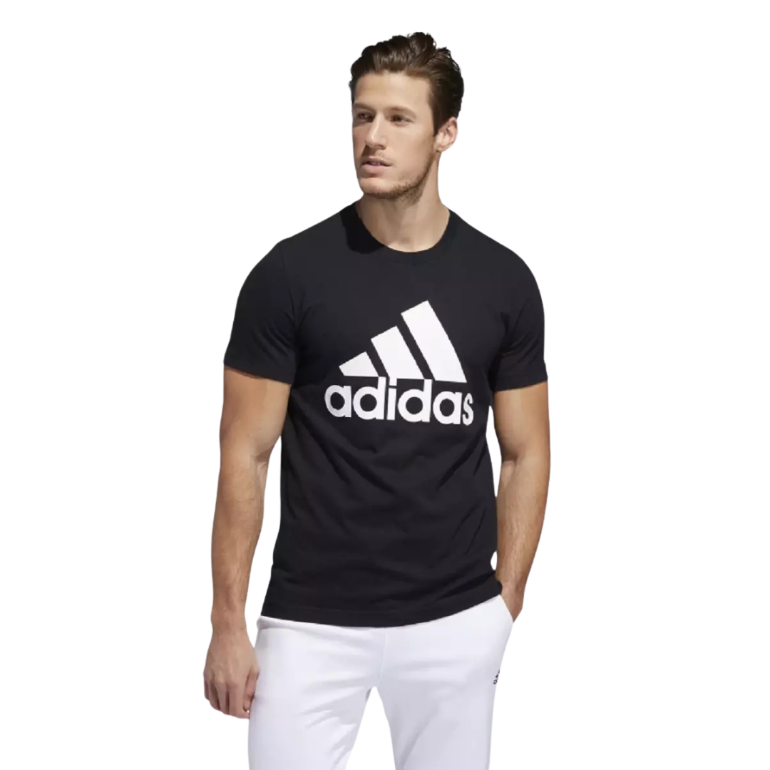 Adidas - Basic Badge of Sport Big Logo Men's Tee Shirt - Black