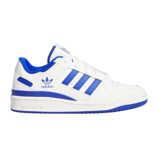 Adidas - Women's Forum Low CL Shoes -  Cloud White/ Royal Blue/ Cloud White