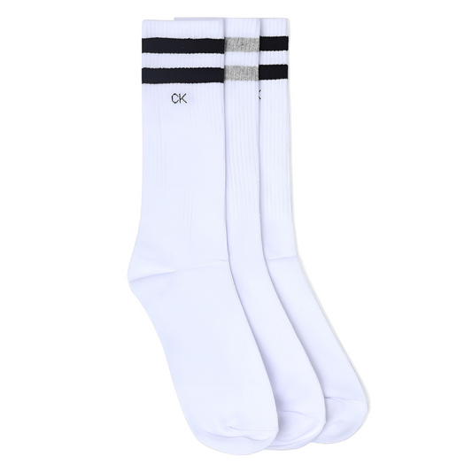 Calvin Klein - Men's Combed Cotton Crew Socks - ( 3 Pairs )