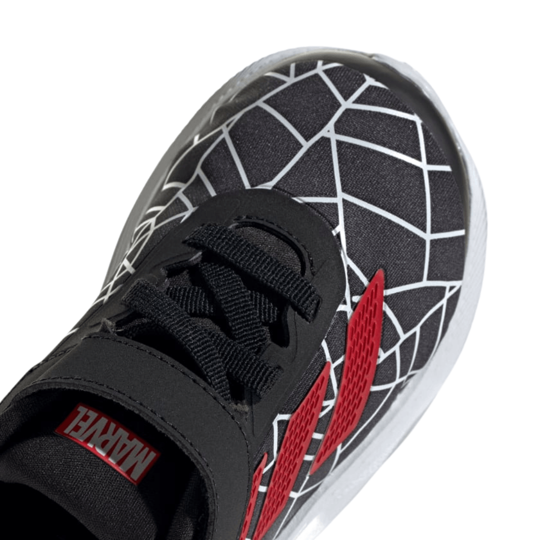 Adidas - Kid's Duramo Spider-Man EL I 'Black Red White' - Core Black / Better Scarlet / Cloud White