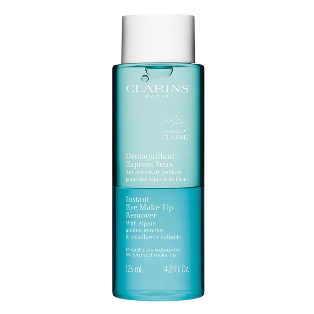 Clarins - Instant Eye Make - Up Remover with Alpine Golden Gentian & Cornflower Extracts - 4.2 FL Oz / 125 ml