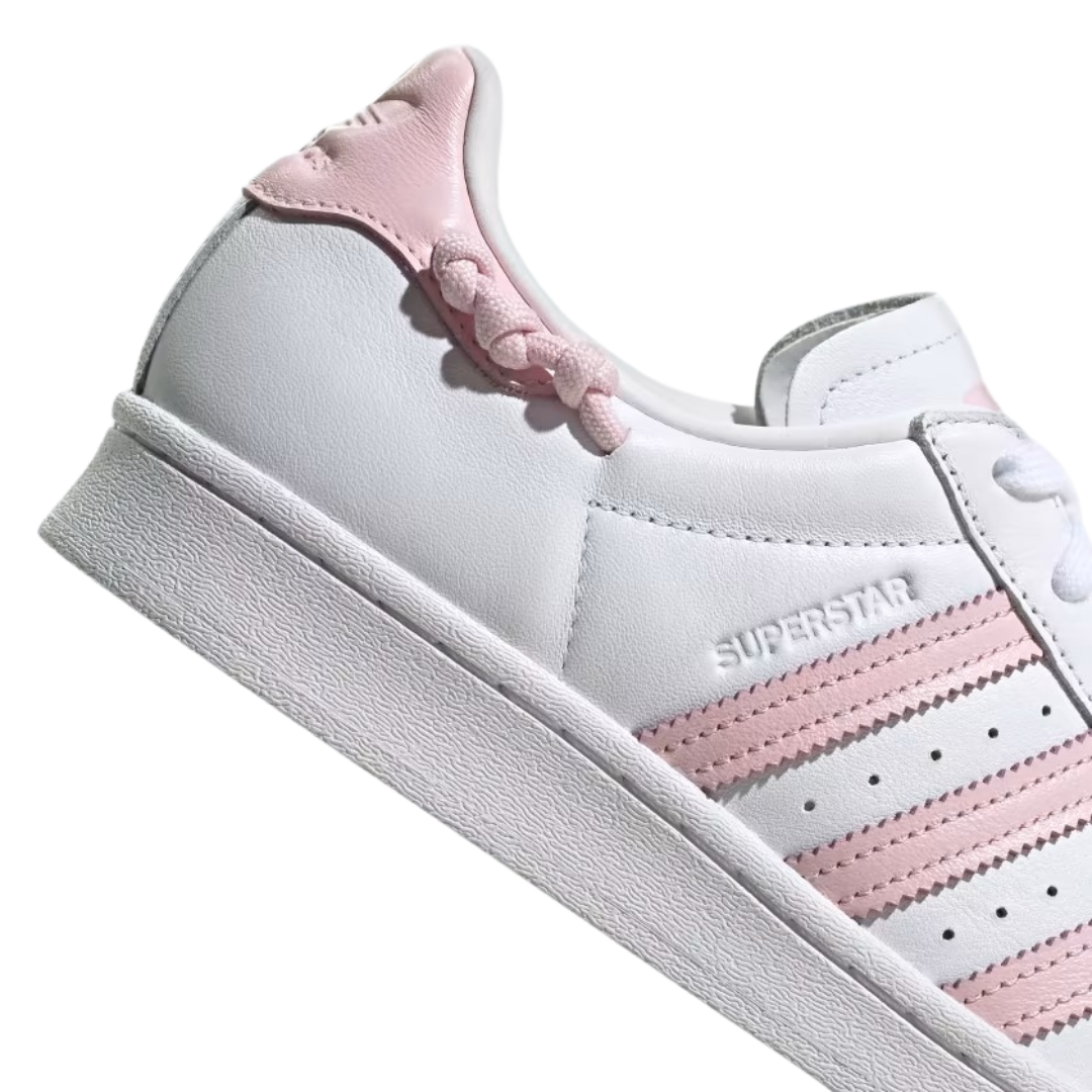 Adidas - Women's Superstar 'Knotted Rope - White Clear Pink' - Cloud White / Clear Pink / Cloud White