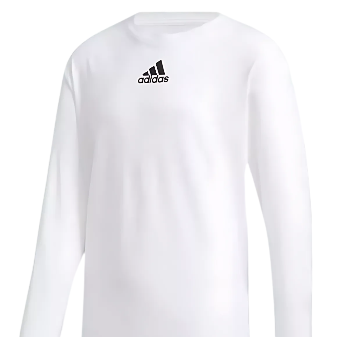 Adidas - Kid's Youth Long Sleeve Amplifier Tee - White