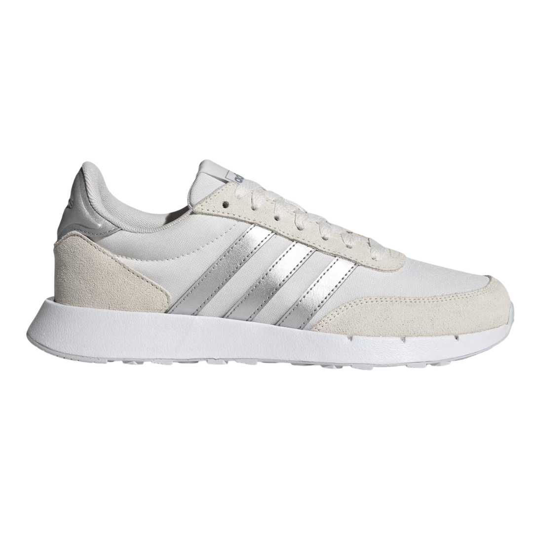 Adidas - Women's Run 60s 2.0 'Chalk Silver Metallic' - Chalk White / Silver Metallic / Dash Grey