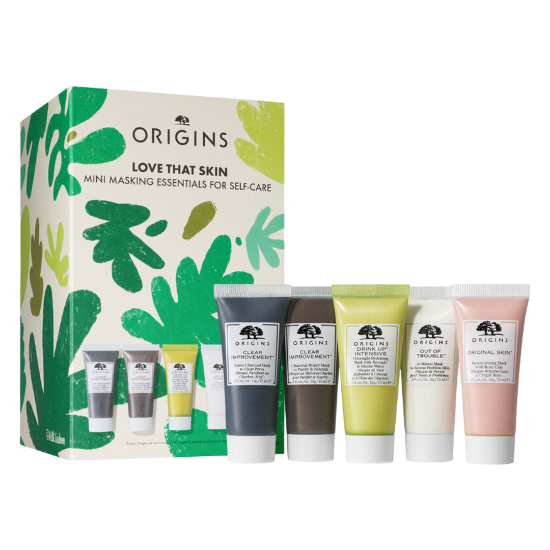 Origins - Love That Skin Mini Masking Essentials For Self - Care Set - 5 Pieces