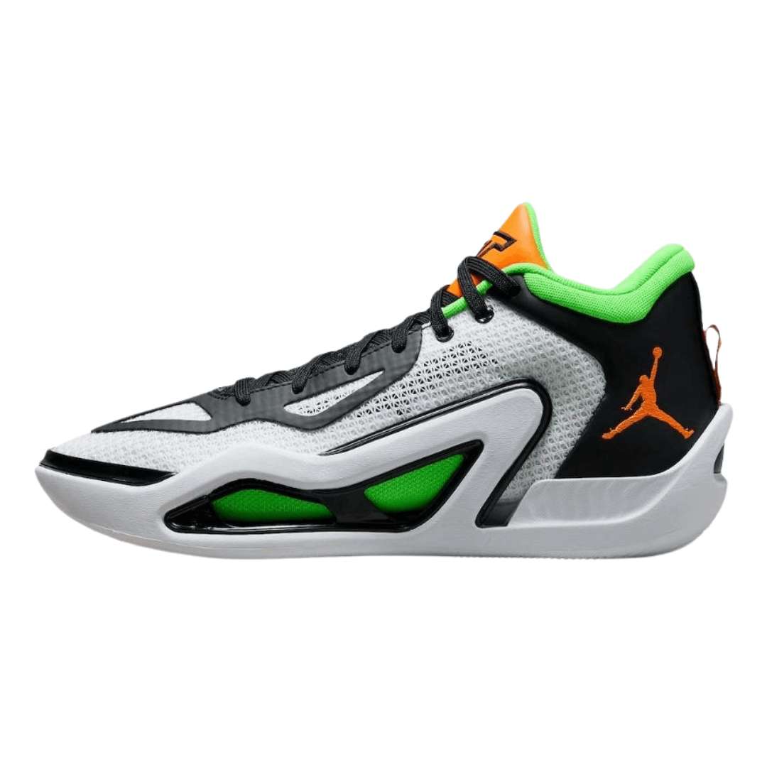 Jordan - Men's Jordan Tatum 1 'Home Team' - White / Total Orange / Black / Green Strike