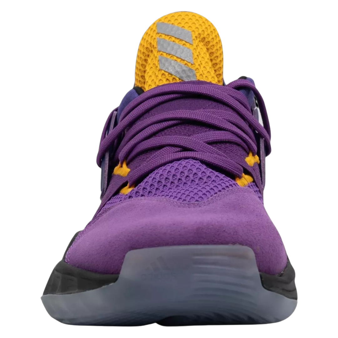 Adidas - Men's Harden Vol. 4 'Su Casa Mi Casa - Los Angeles Lakers' - Team College Purple / Team College Gold / Active Purple