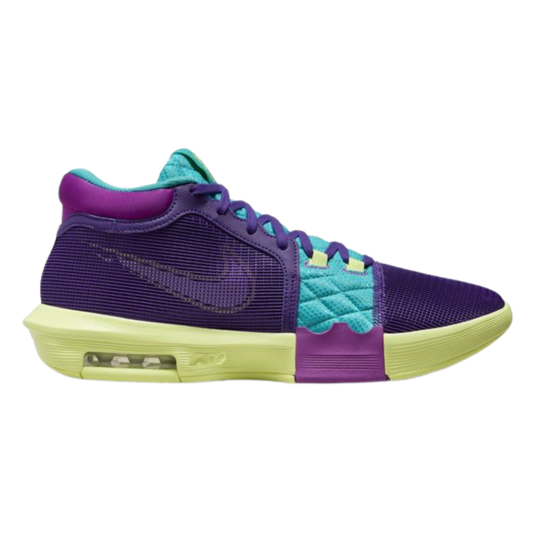 Nike - Men's LeBron Witness 8 'Field Purple' - Field Purple / Dusty Cactus / Light Lemon Twist / White