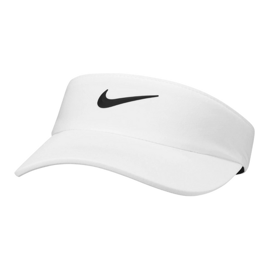 Nike - Women's Dri- Fit Wide Bill Golf Visor / Hat - White / Black