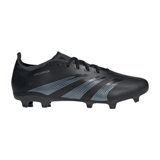 Adidas - Men's Predator 24 League Low FG 'Base Black Pack' - Core Black / Carbon / Core Black