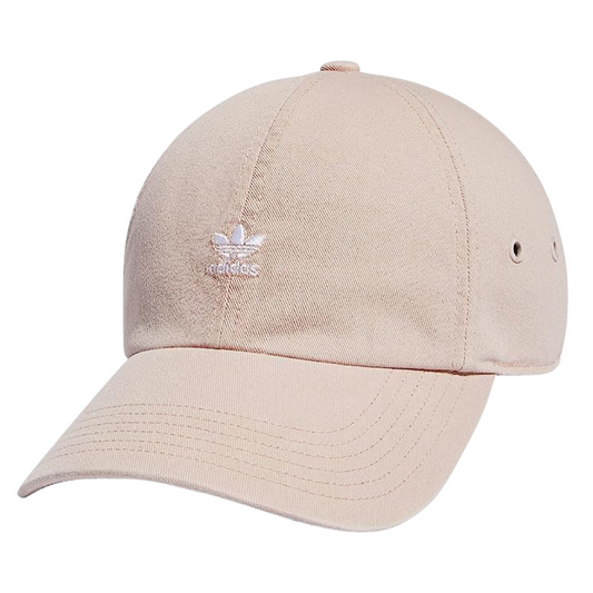 Adidas - Women's Originals Relaxed Mini Logo Strapback Hat - Beige