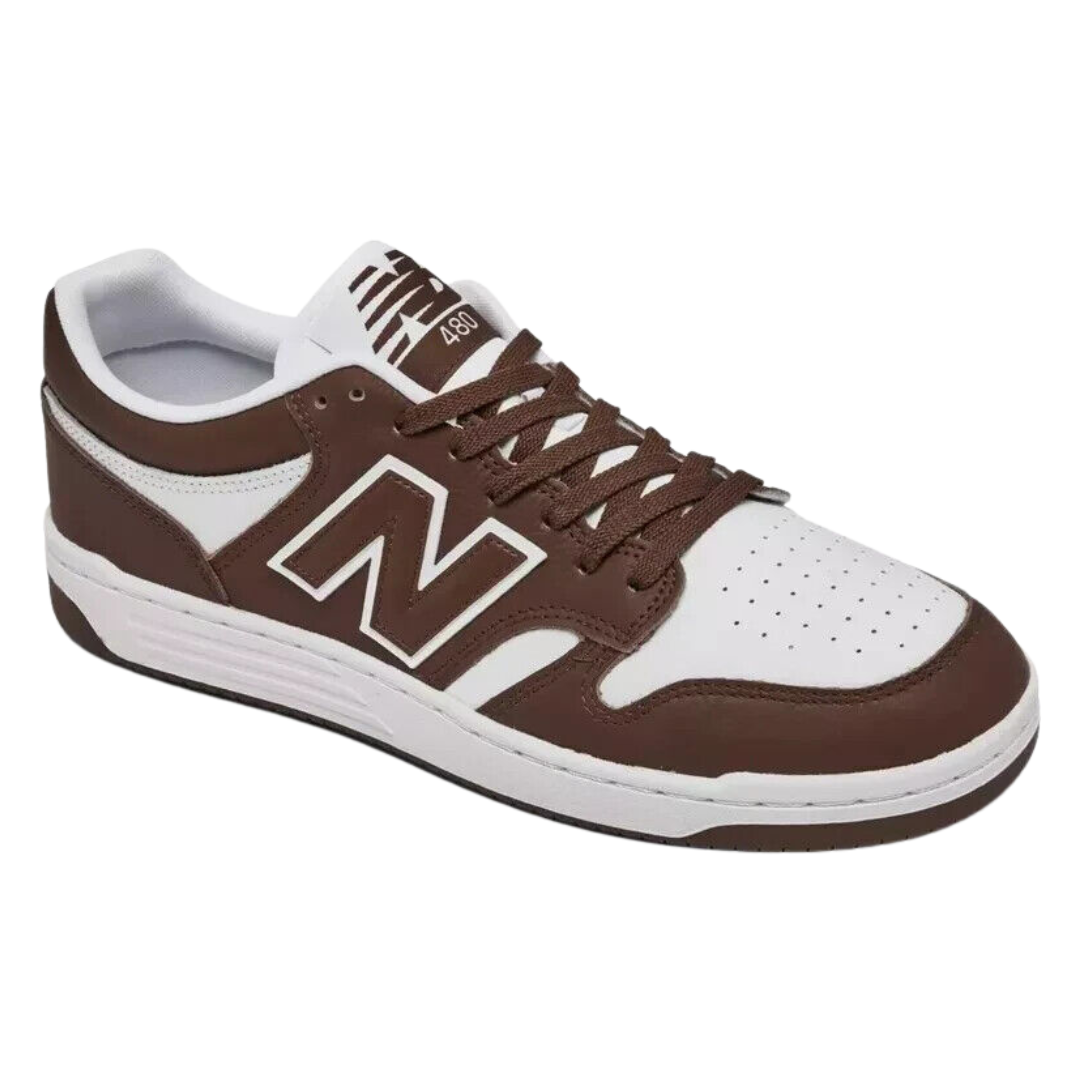 New Balance - Men's New Balance 480 - Brown / White