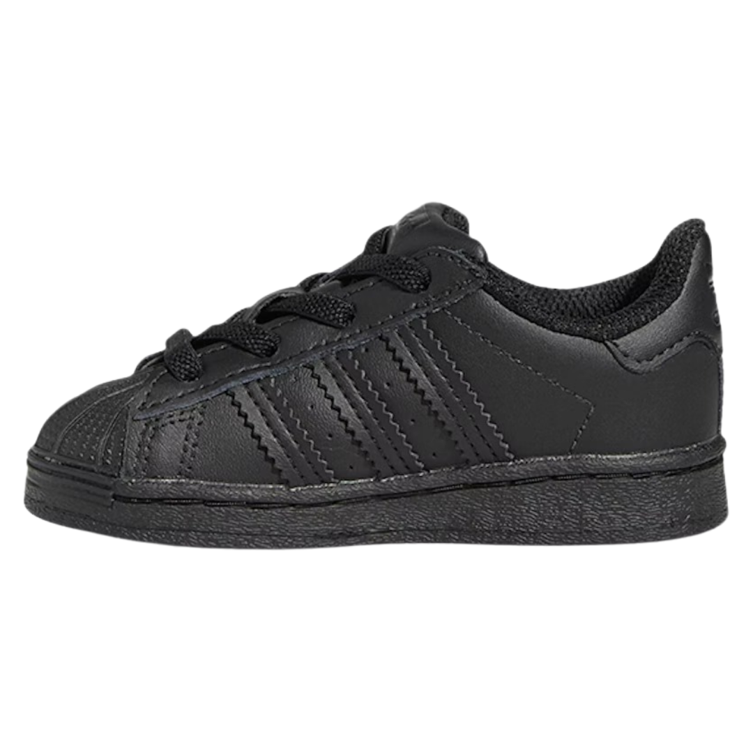 Adidas - Kid's Superstar EL I 'Triple Black' - Core Black / Core Black / Core Black