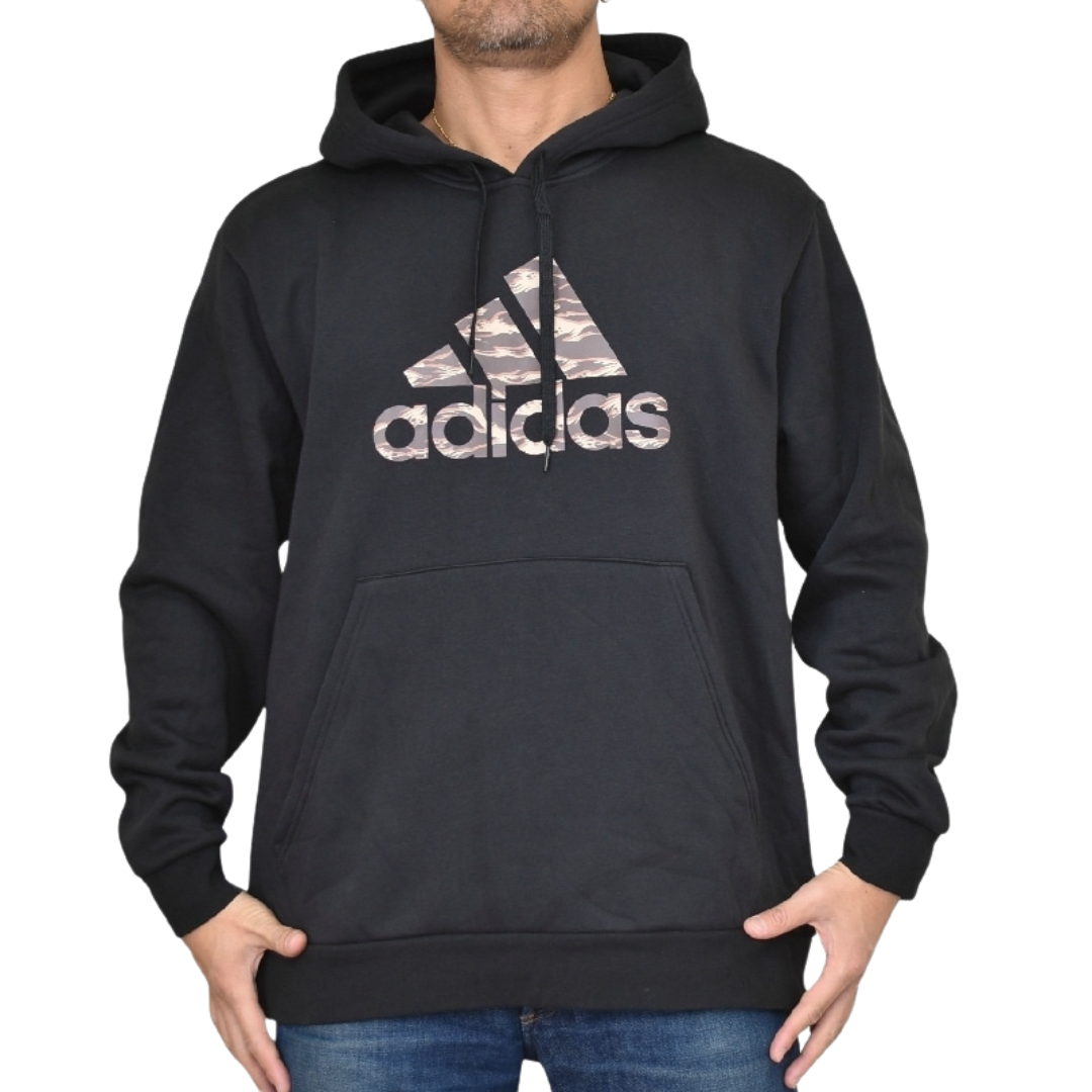 Adidas - Men' s BOS Leo Hoody - Black /  Brown