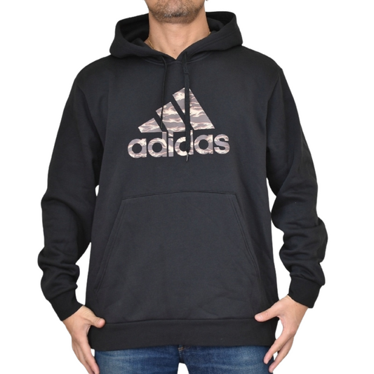 Adidas - Men' s BOS Leo Hoody - Black /  Brown