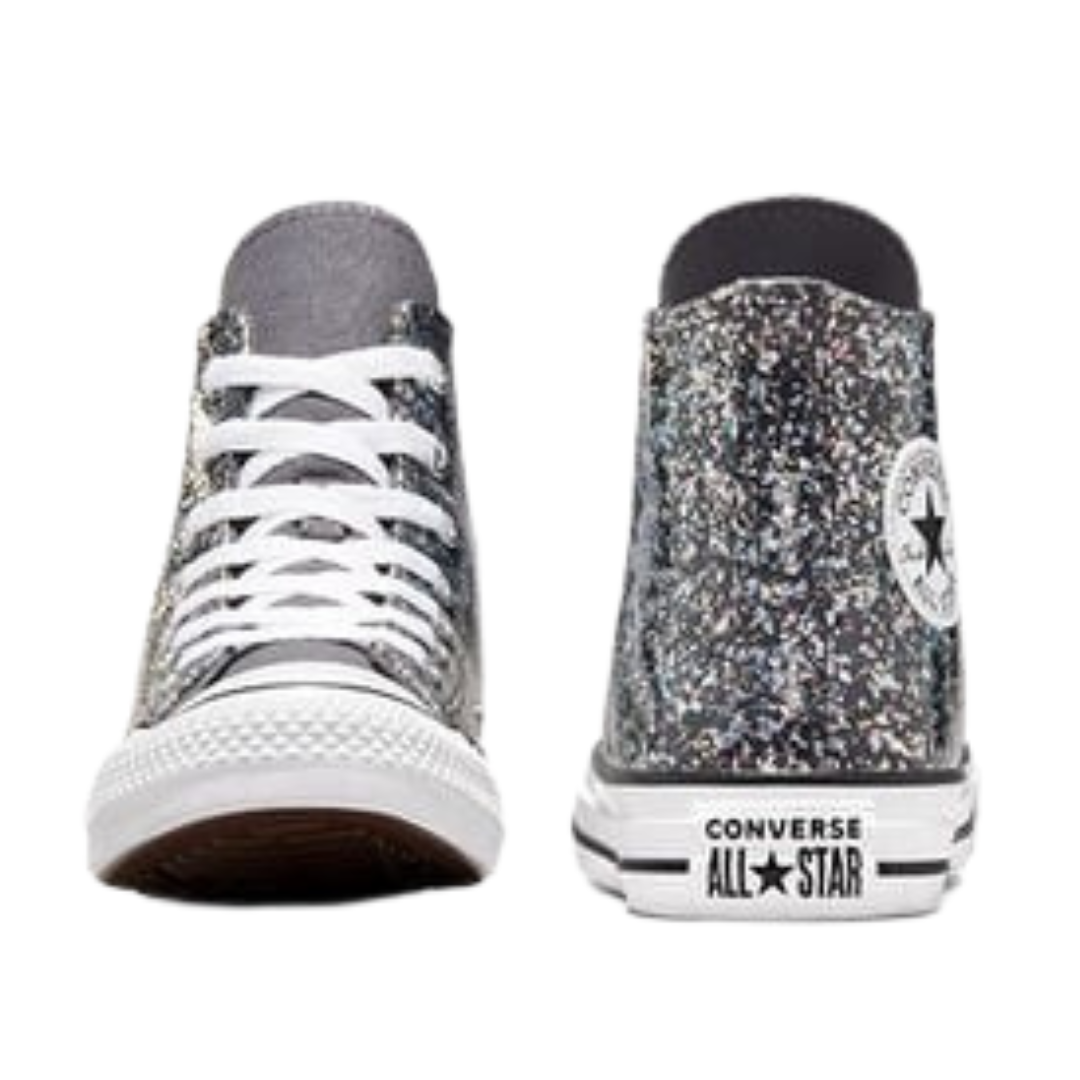 Converse - Kid's Chuck Taylor All Star Glitter - Dark Matter / White / Black