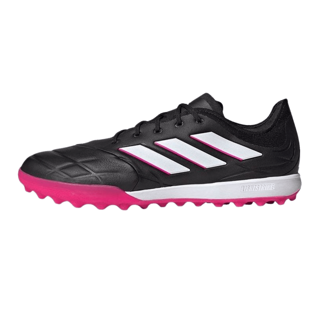 Adidas - Men's Copa Pure.1 TF 'Own Your Football Pack' - Core Black / Zero Metallic / Team Shock Pink