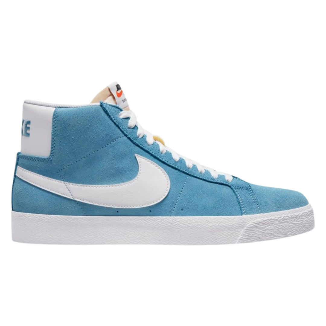 Nike - Men's Zoom Blazer Mid SB 'Cerulean' - Cerulean / Cerulean / White / White