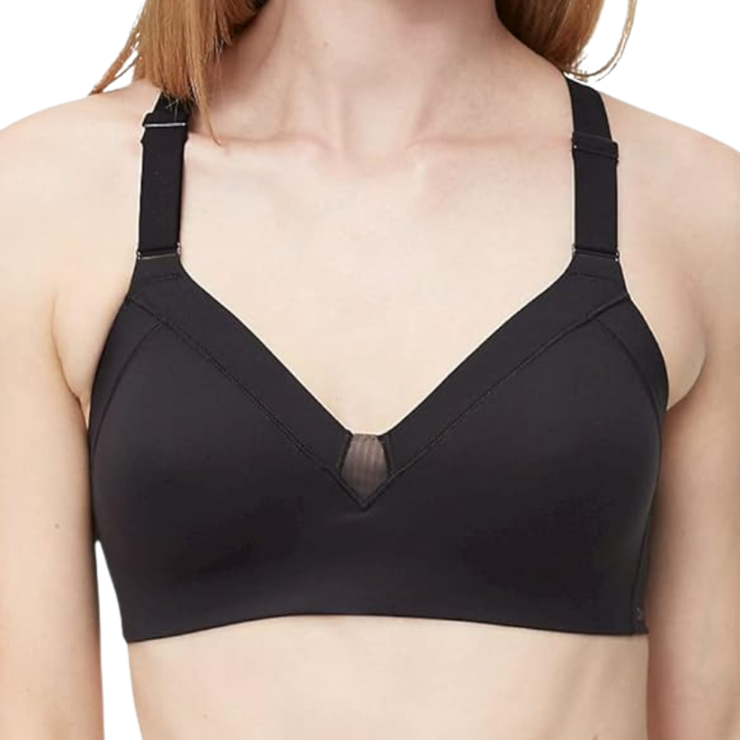 Calvin Klein - Women's Effortless Motion Unlined Triangle Bra - Black