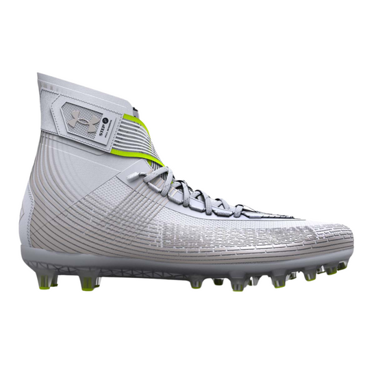 Under Armour - Men's Highlight MC 'White Silver Lime' - White / Metallic Silver