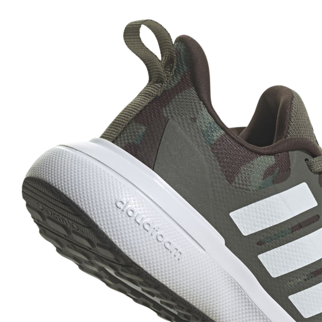 Adidas - Kid's FortaRun 2.0 Cloudfoam Sport Big Kid 'Olive Strata Camo' - Olive Strata / Cloud White / Core Black