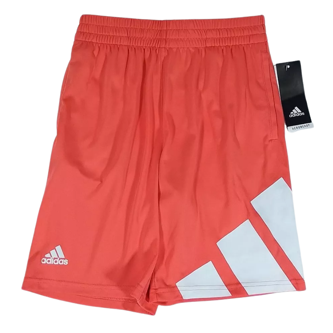 Adidas - Kid's Elastic Waistband 3 - Bar Shorts - Turbo Pink