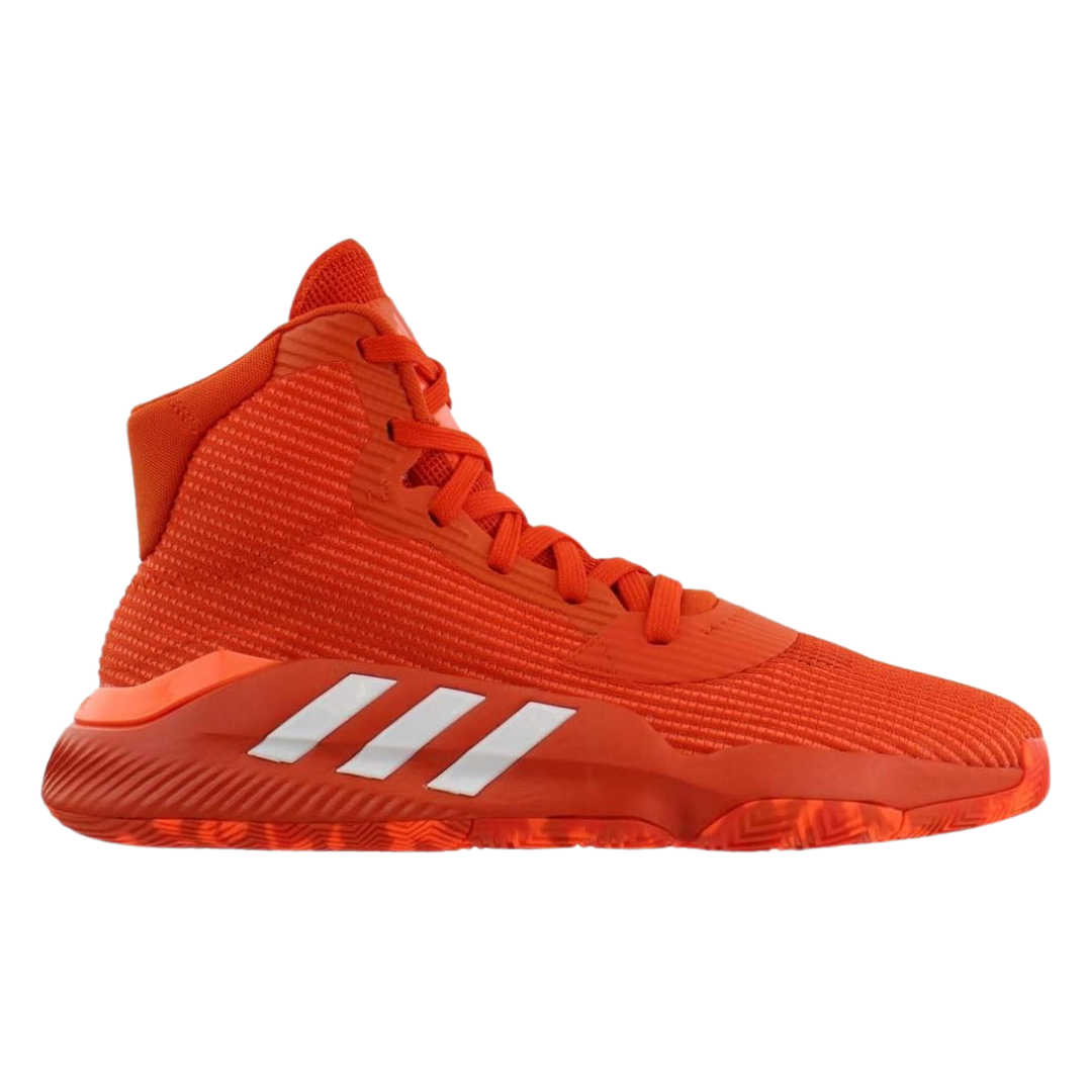 Adidas - Men's Pro Bounce 2019 Men's Basketball Shoe 'Orange' - Team Orange / Cloud White