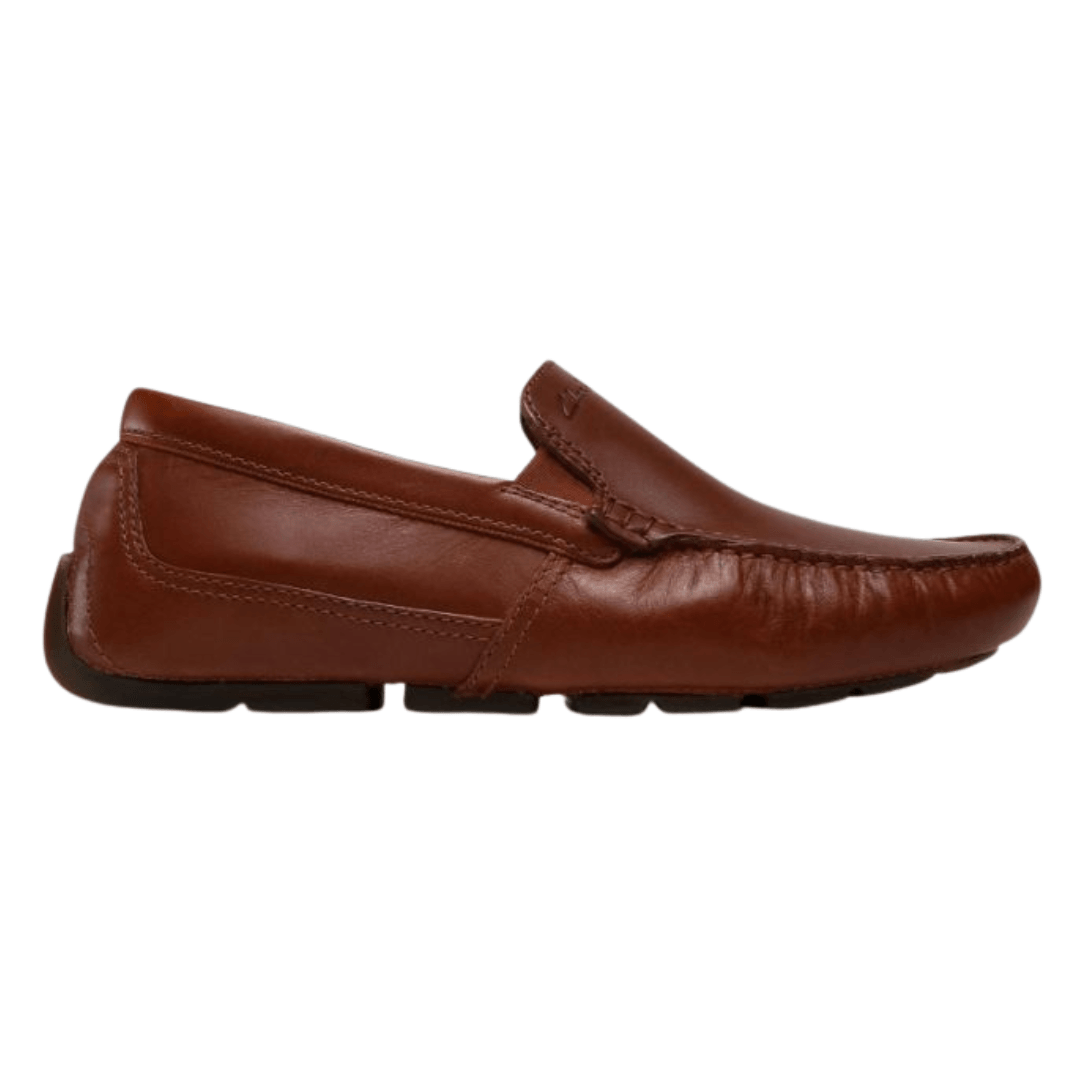 Clarks - Men's Markman Plain Loafers -Dark Brown