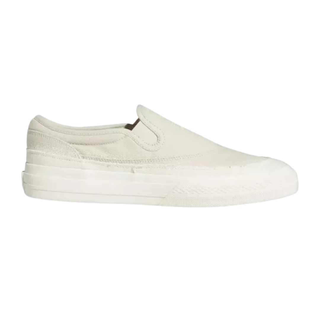 Adidas - Men's Nizza RF Slip-On 'Bliss White' - Bliss / Bliss / Chalk White