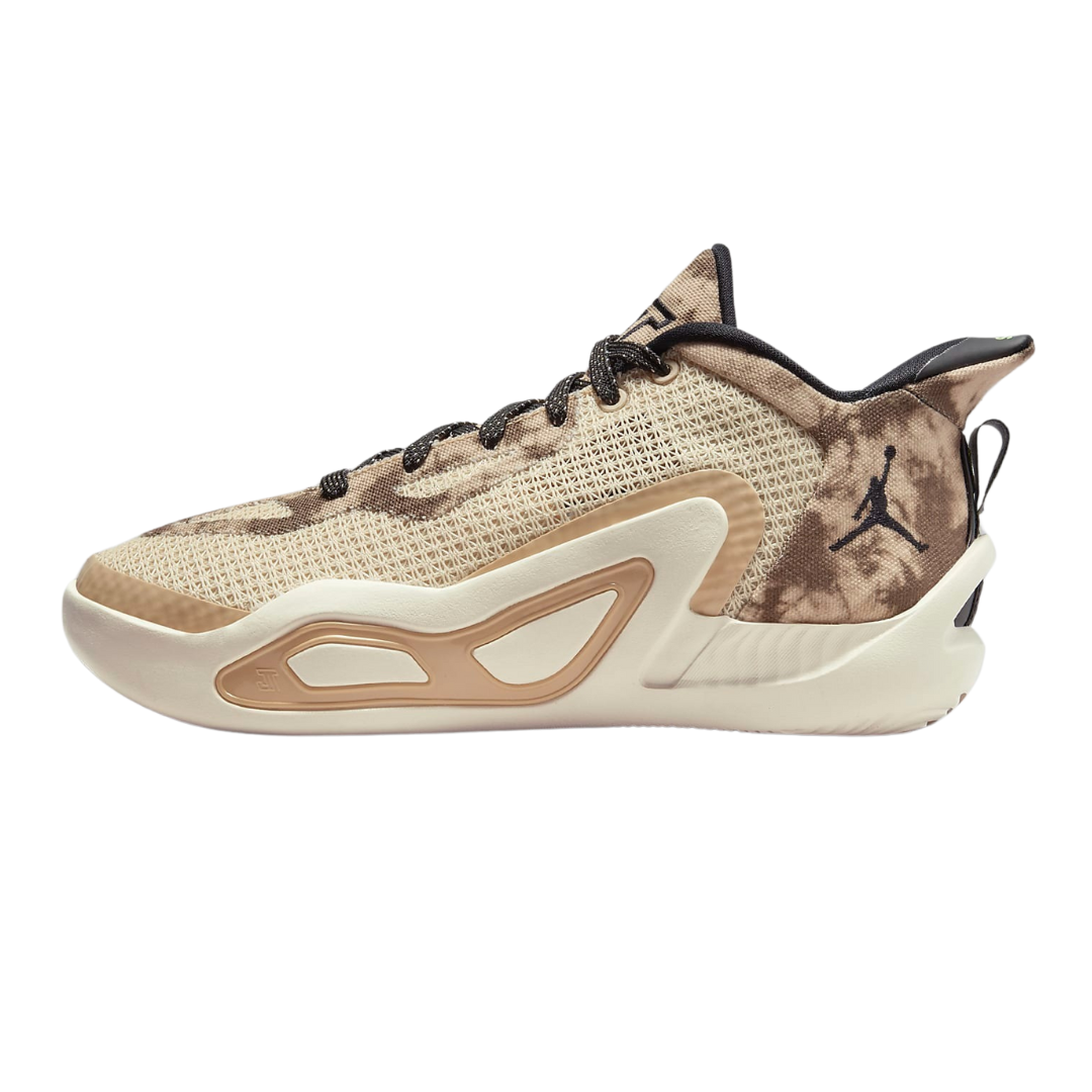 Jordan - Kid's Jordan Tatum 1 GS 'Tunnel Walk' - Tan / Black / Sail / Volt