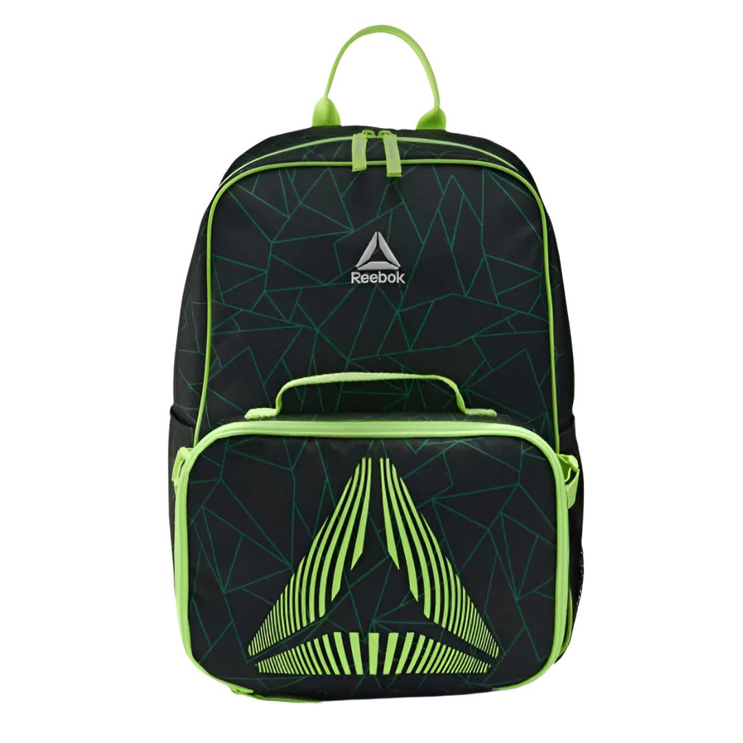 Reebok - Kid's Lunchbox Backpack - Black / Green