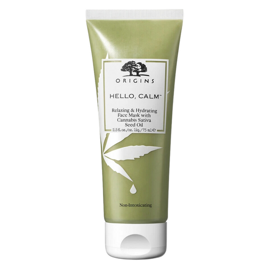 Origins - Hello Calm Relaxing and Hydrating Face Mask With Cannabis Sativa Seed Oil - 2.5 FL Oz / 75 ml