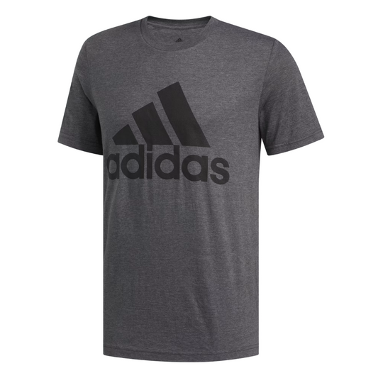 Adidas - Men's Badge of Sport Tee Classic - Dark Grey Heather